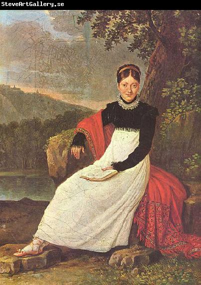 unknow artist Queen Caroline (Bonaparte) of Naples in the tradiontal costume of a Neapolitean farmer.